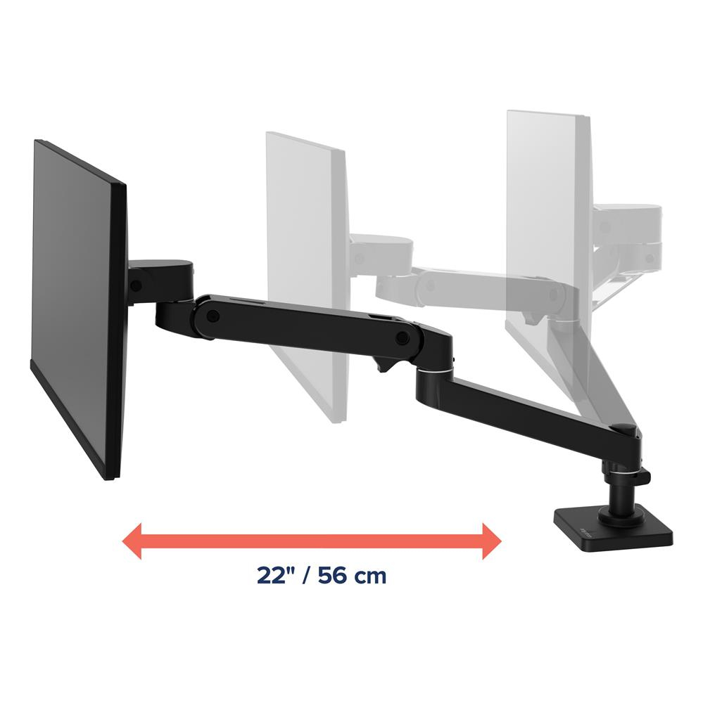 Ergotron LX Pro Series 45-712-292 soporte para monitor 86,4 cm (34) Escritorio Negro