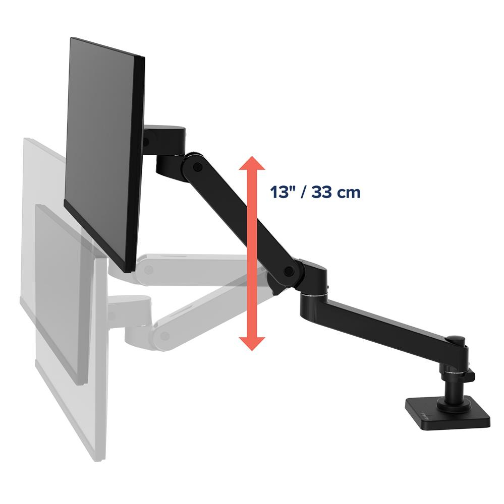 Ergotron LX Pro Series 45-712-292 soporte para monitor 86,4 cm (34) Escritorio Negro