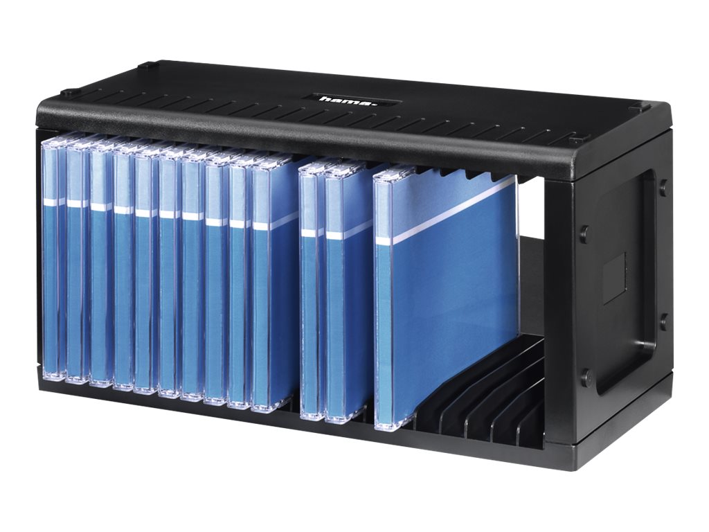 Hama CD-Rack 20, Black 20 dischi Nero