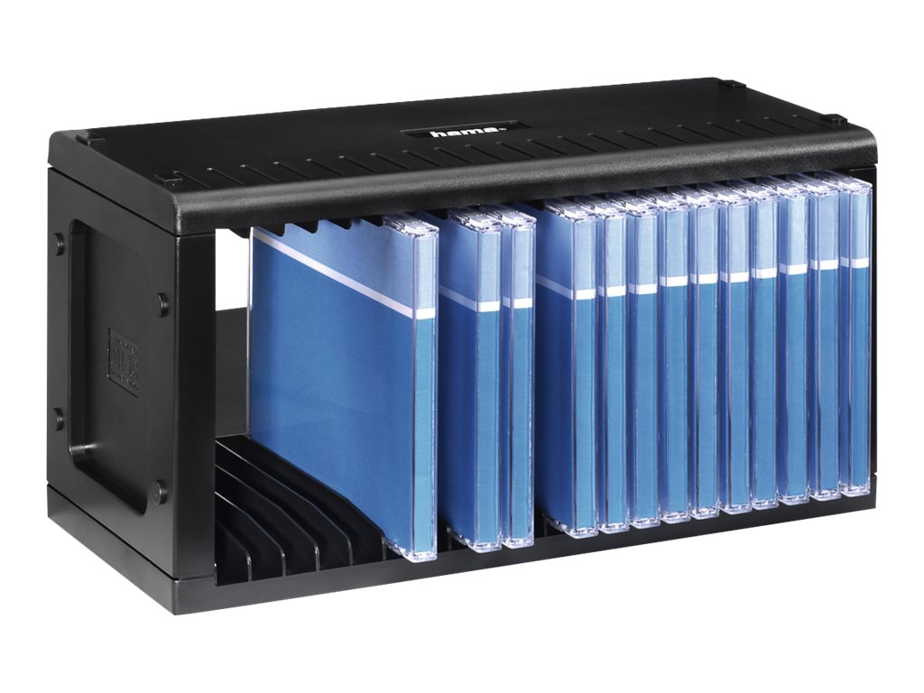 Hama CD-Rack 20, Black 20 dischi Nero