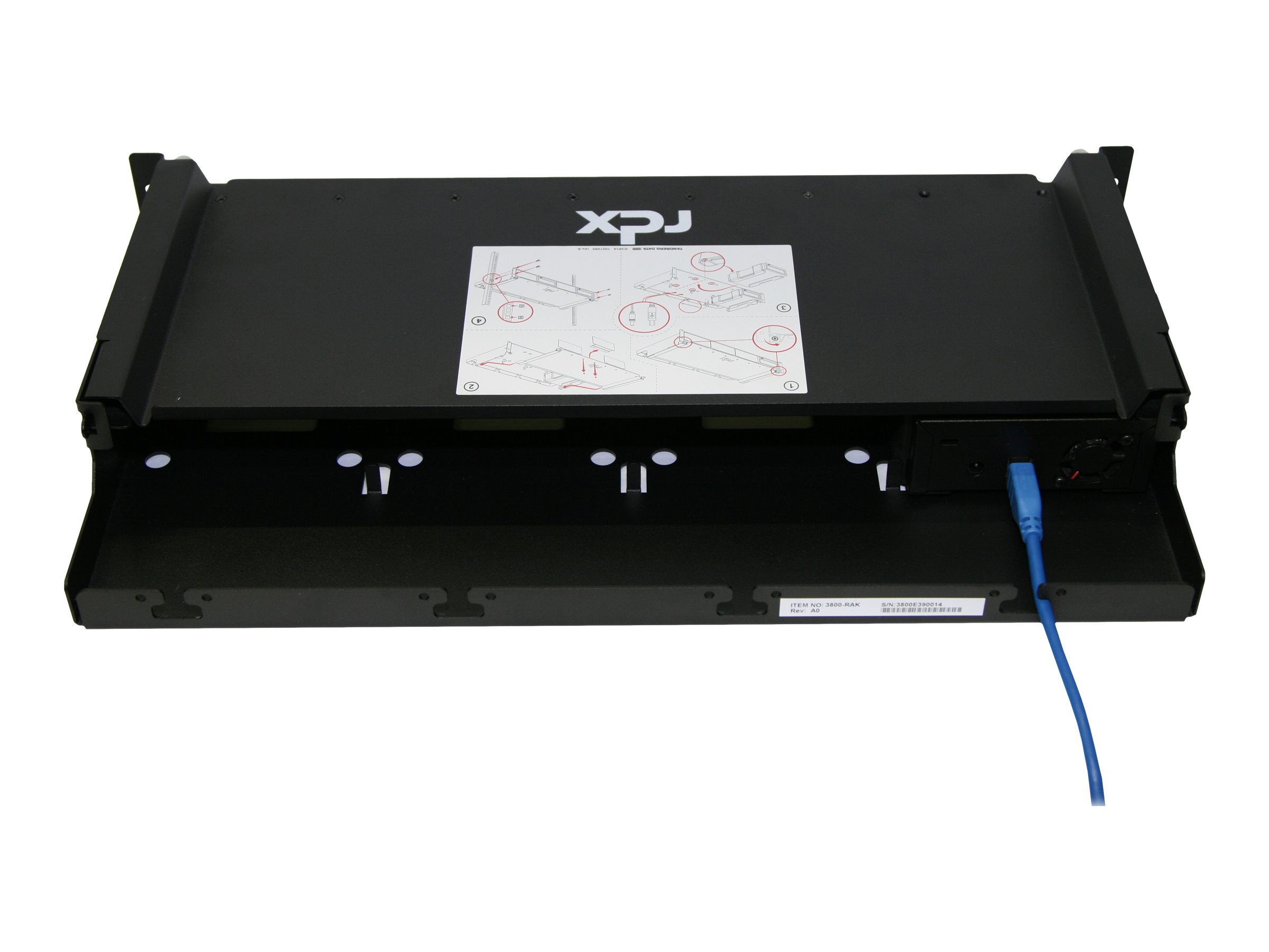 Overland-Tandberg RDX QuadPAK Rackmount Kit for 1 to 4 external RDX QuikStor