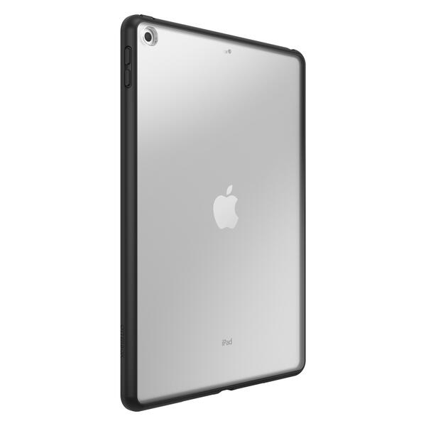 OtterBox React Series - Hintere Abdeckung fr Tablet - Polycarbonat, Kunstfaser - Black Crystal - 10.2 - fr Apple 10.2-inch iPad (7. Generation, 8. Generation, 9. Generation)