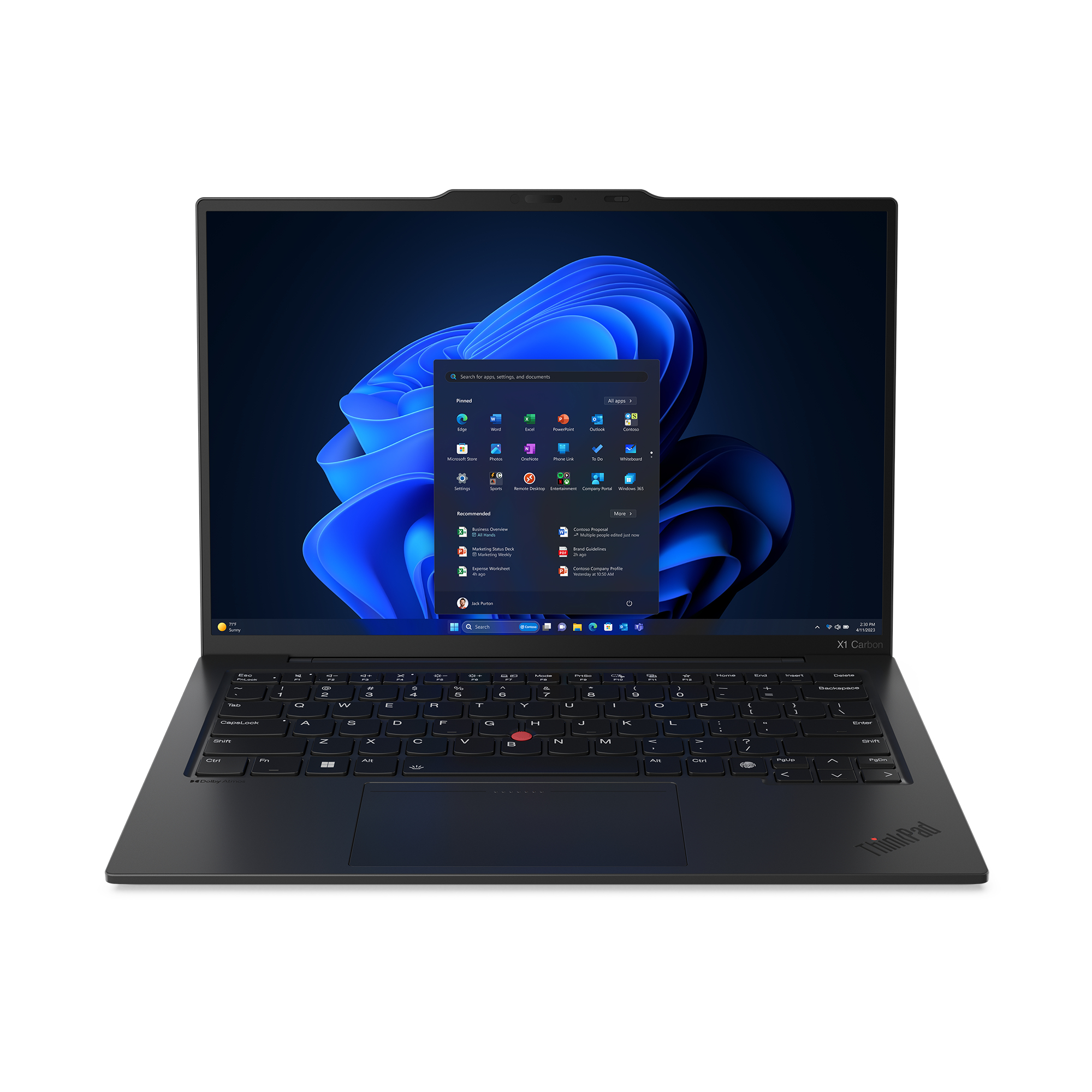 Lenovo ThinkPad X1 Carbon Intel Core Ultra 5 125U Ordinateur portable 35,6 cm (14) WUXGA 32 Go LPDDR5x-SDRAM 1 To SSD Wi-Fi 6E (802.11ax) Windows 11 Pro Noir