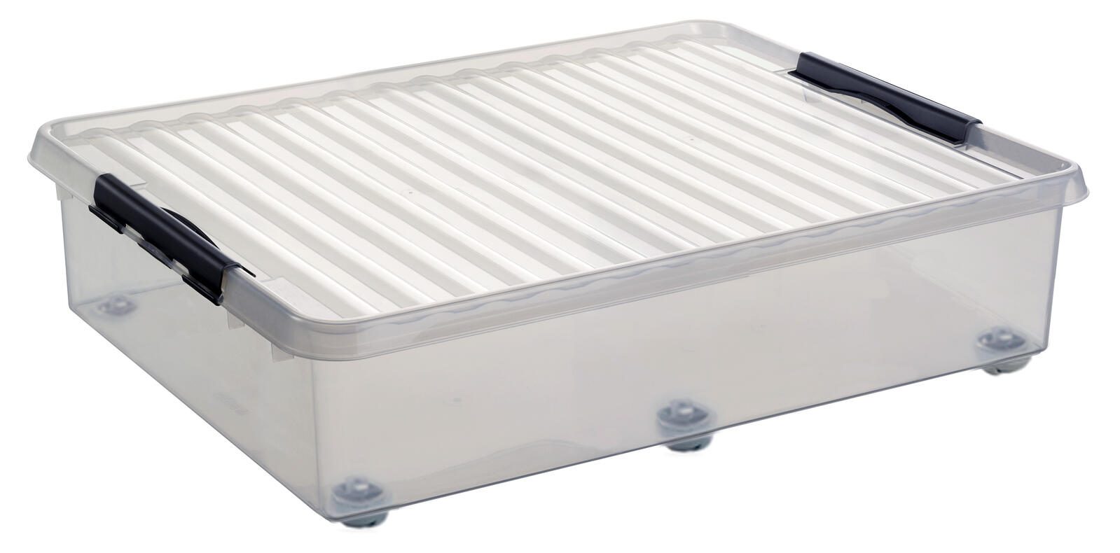 Sunware Aufbewahrungsbox Q-line H6163102 60l 80x50x20cm Rollen tr