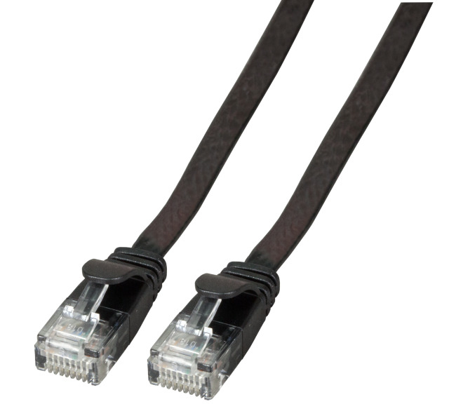 EFB Elektronik K8107SW.3 cable de red Negro 3 m Cat6a U/UTP (UTP)