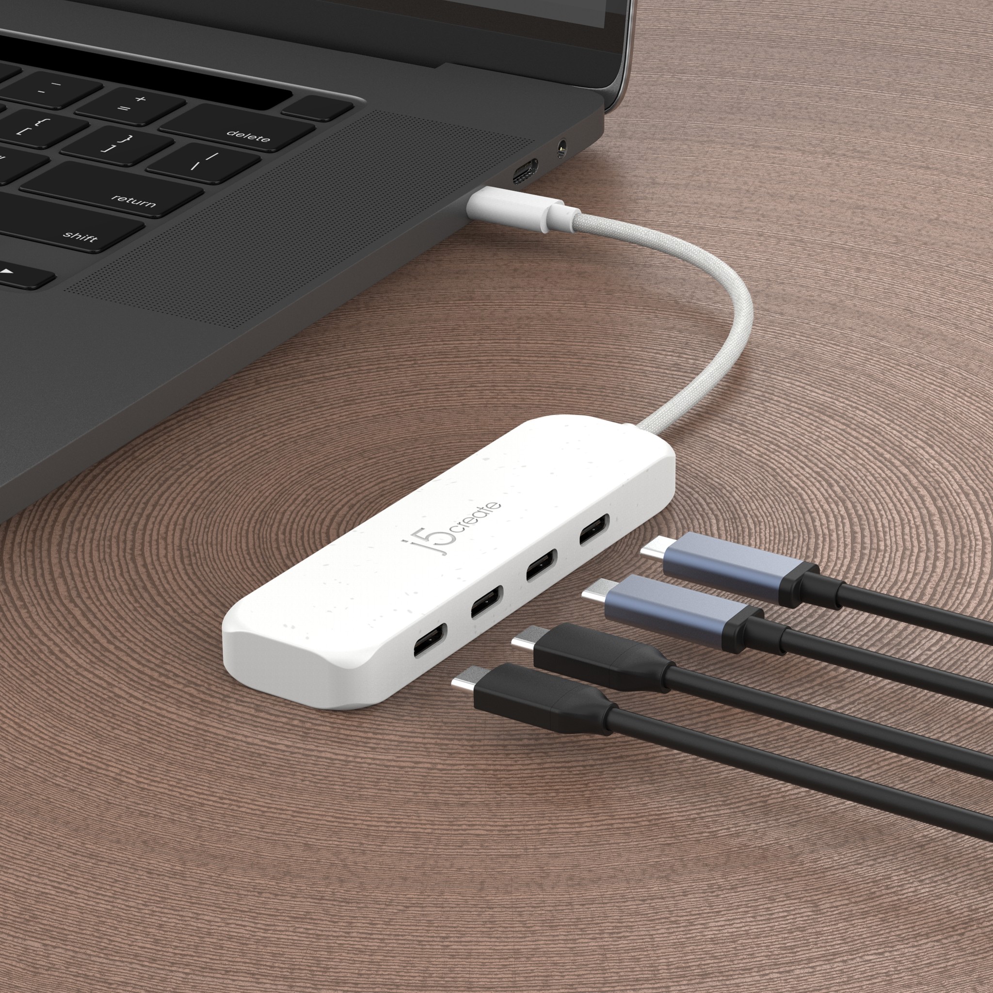 j5create ECO-FRIENDLY USB-C TO 4-PORT