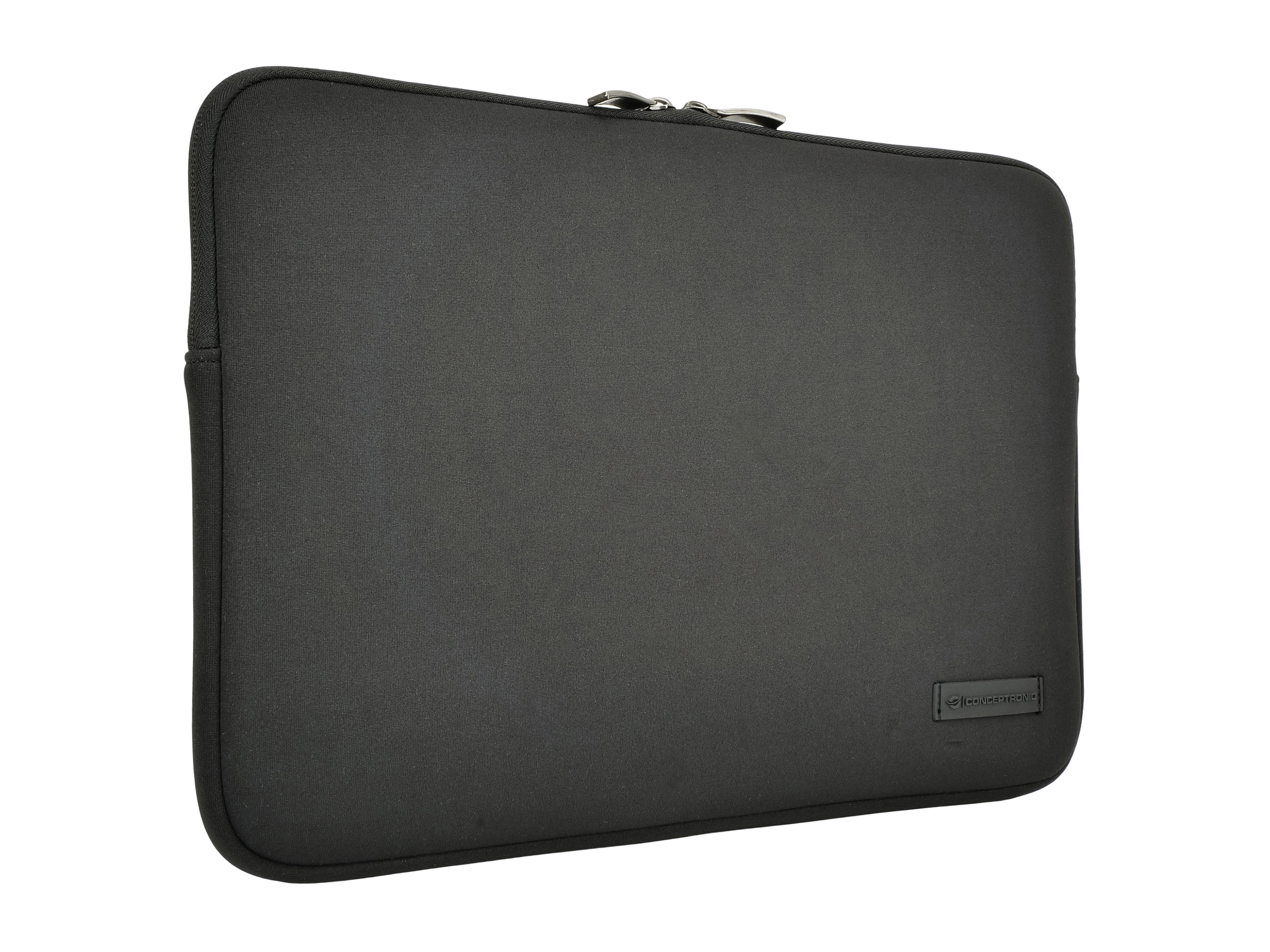 Conceptronic OBRIX01B Laptop Sleeve 12, 12 Inch Notebook Protective Bag, Compatible with iPad Pro 12.9, Surface Pro 9/8/X, and 11.6-12 Chromebooks, Made with Recycled Materials