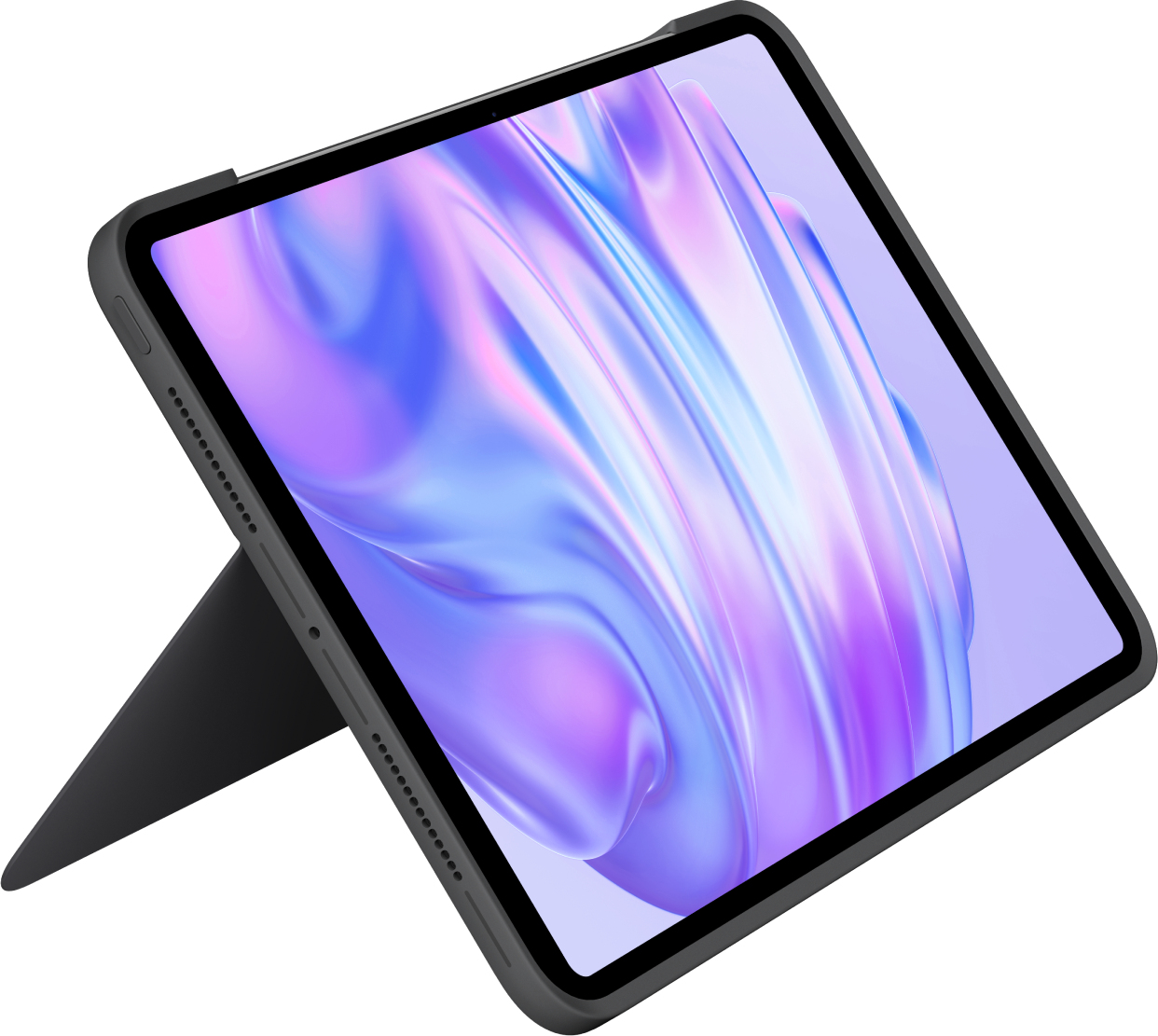Logitech Combo Touch - Tastatur und Foliohlle - mit Trackpad - hinterleuchtet - Apple Smart connector - QWERTY - GB - Graphite - fr Apple 11-inch iPad Pro (M4)