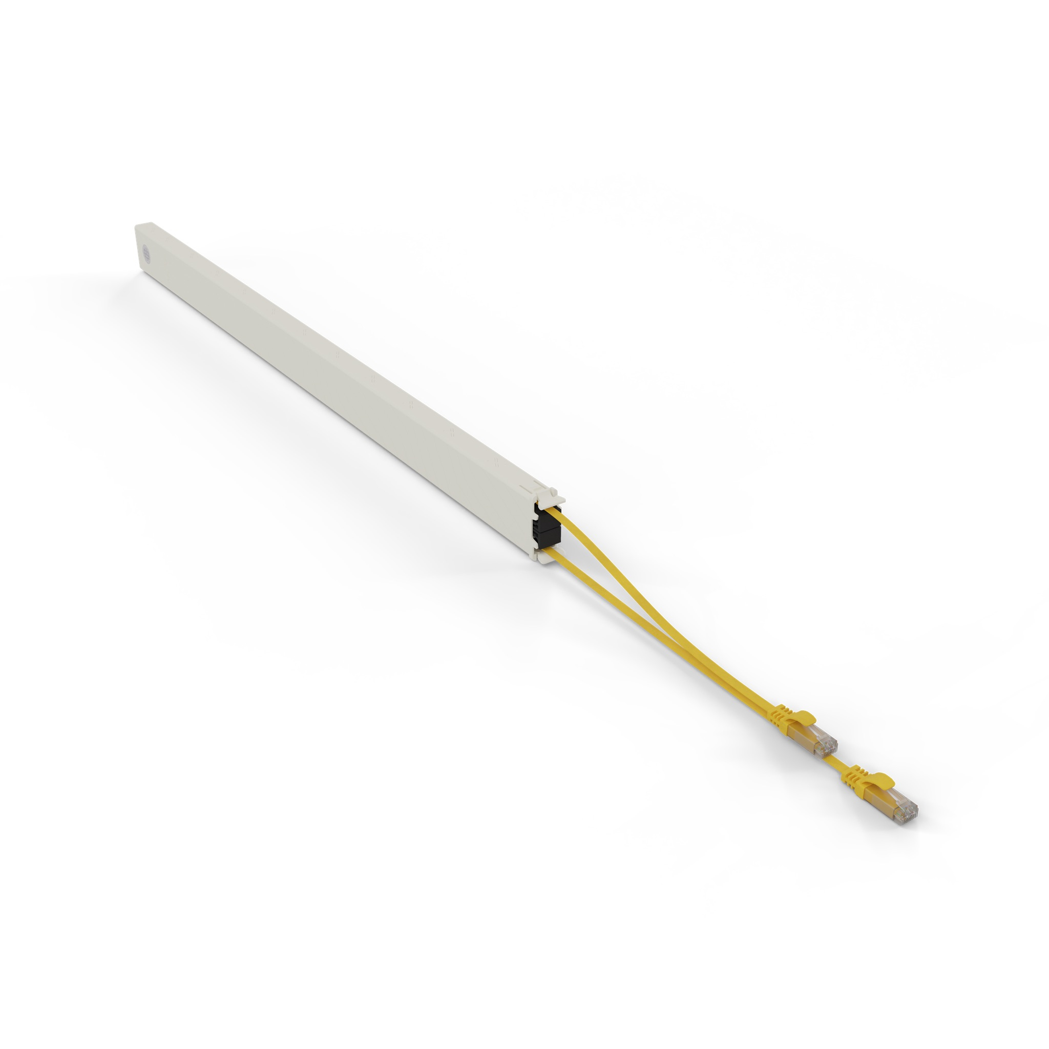 PATCHBOX CONE46UTPYL cavo di rete Giallo 2,5 m Cat6a U/UTP (UTP)