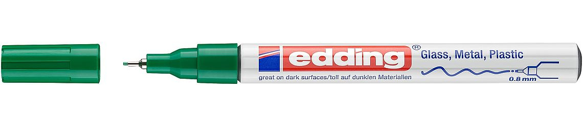 Edding 780 permanent marker Fine tip Green 1 pc(s)