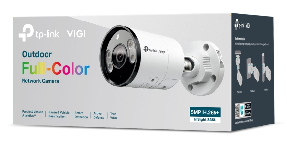 TP-Link INSIGHT S355 Bala (forma) C�mara de seguridad IP Exterior 2880 x 1620 Pixeles Pared