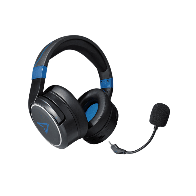Lexip Metaltech Headset Wireless Low Latency, 32H Battery Life Cobalt Blue