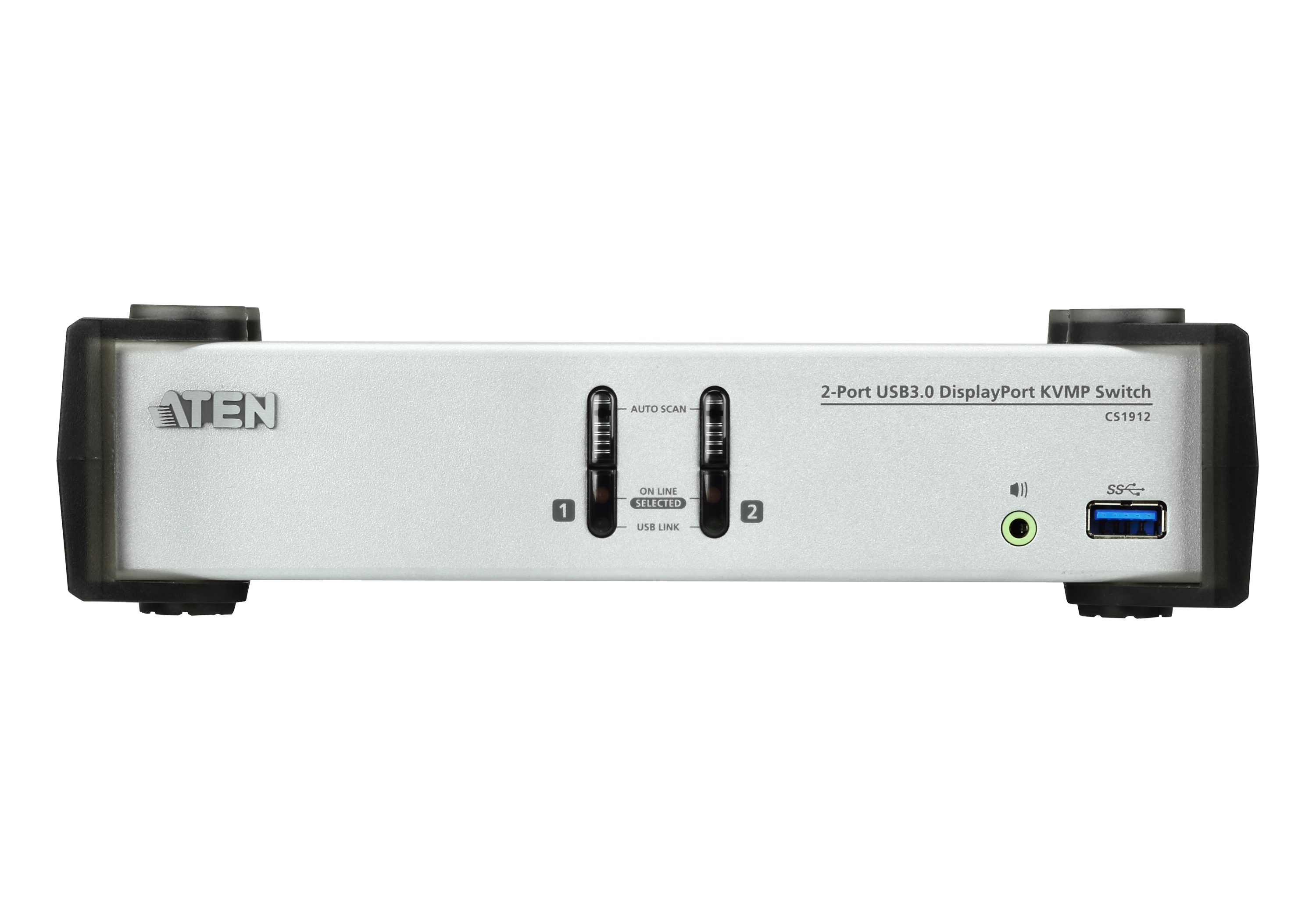 ATEN CS1912 KVM switch Black, Grey