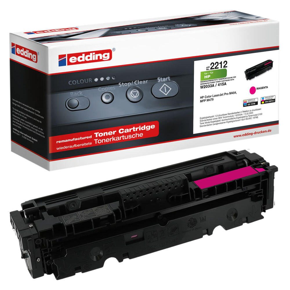 EDDING EDD-2212 magenta Toner ersetzt HP 415A W2033A 18-2212 - Tonereinheit