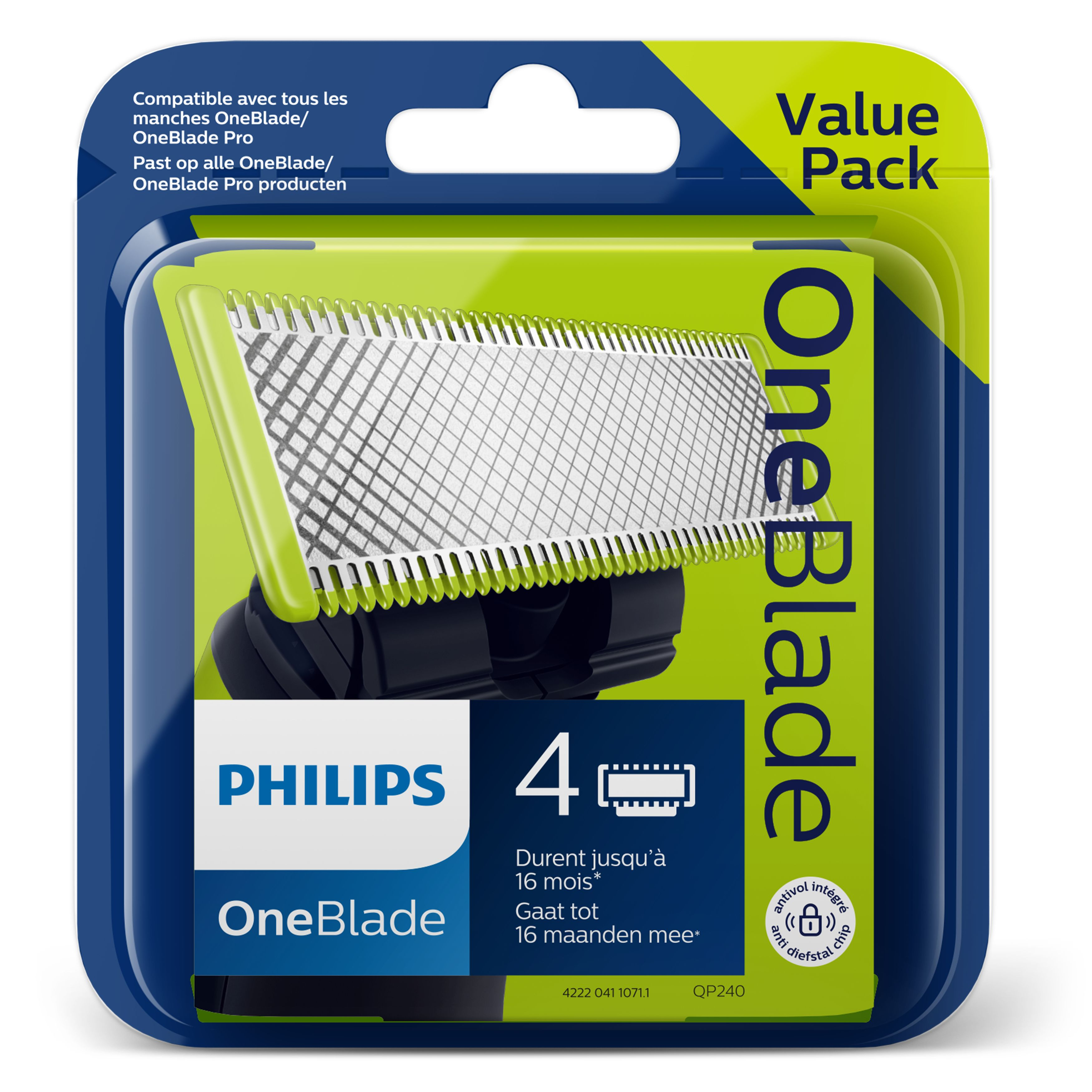 Philips Norelco OneBlade OneBlade QP240/50 Lama di ricambio