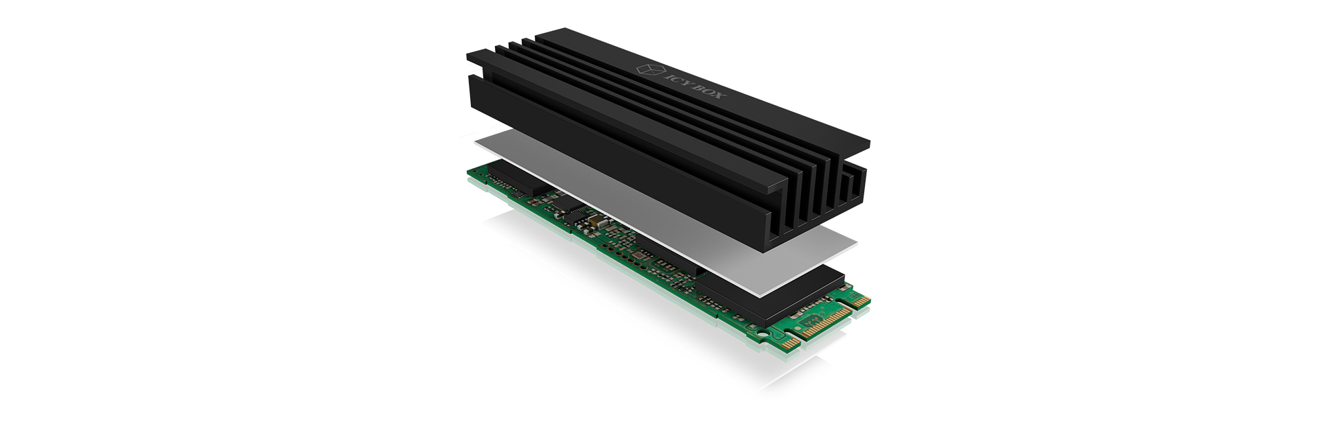 ICY BOX ICY BOX IB-M2HS-70 - Solid State Drive Khlkrper