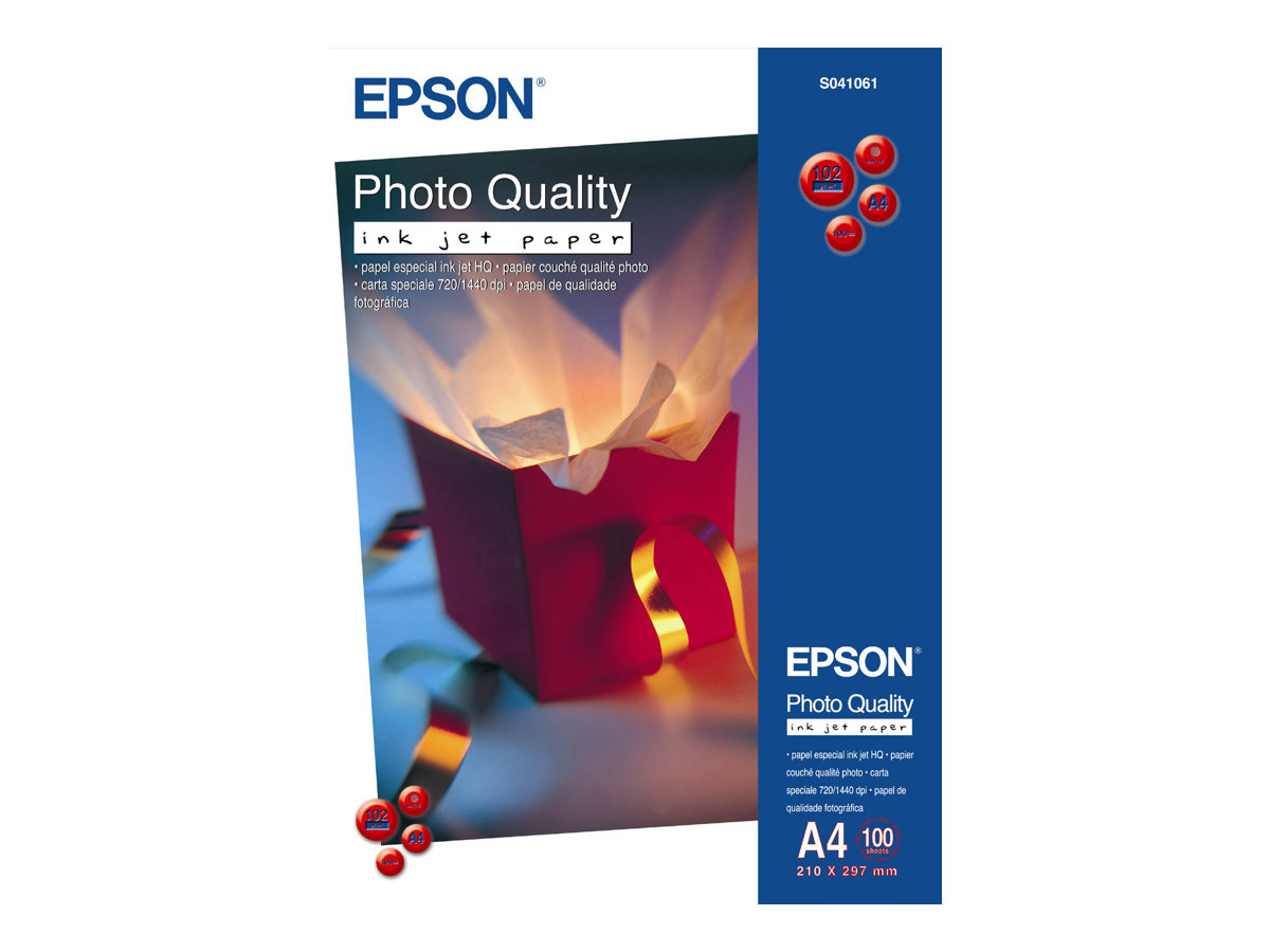EPSON - C13S041106 - Carta fotografica inkjet adesiva 10fg 167gr 210x297mm  a4 - 010343601840