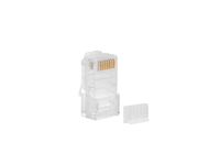Lanberg PLU-6000 - RJ-45 - Transparent - Cat6 - U/UTP (UTP) - 100 St�ck(e) - Polybag