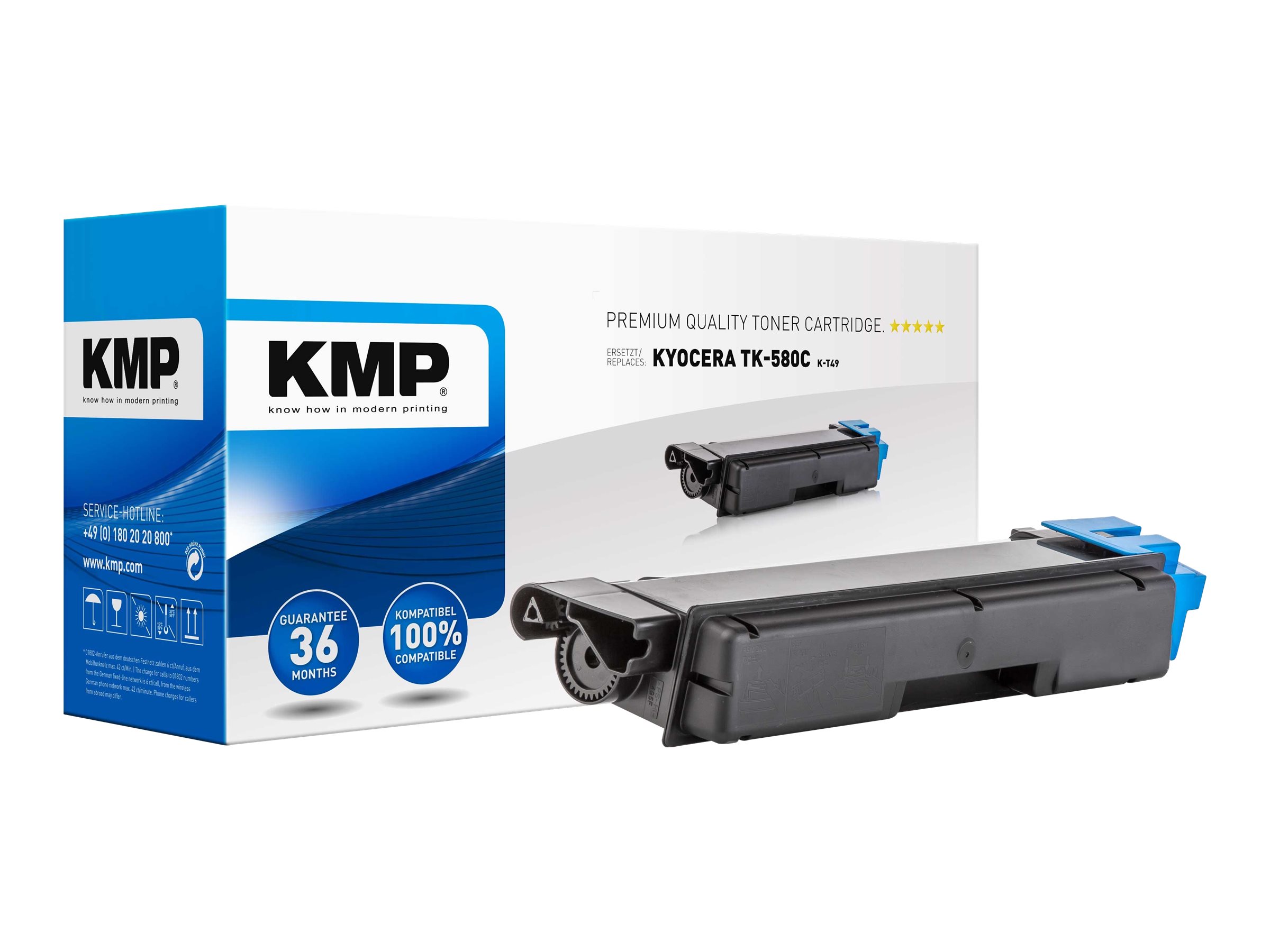 KMP K-T49 - Cyan - kompatibel - Tonerpatrone