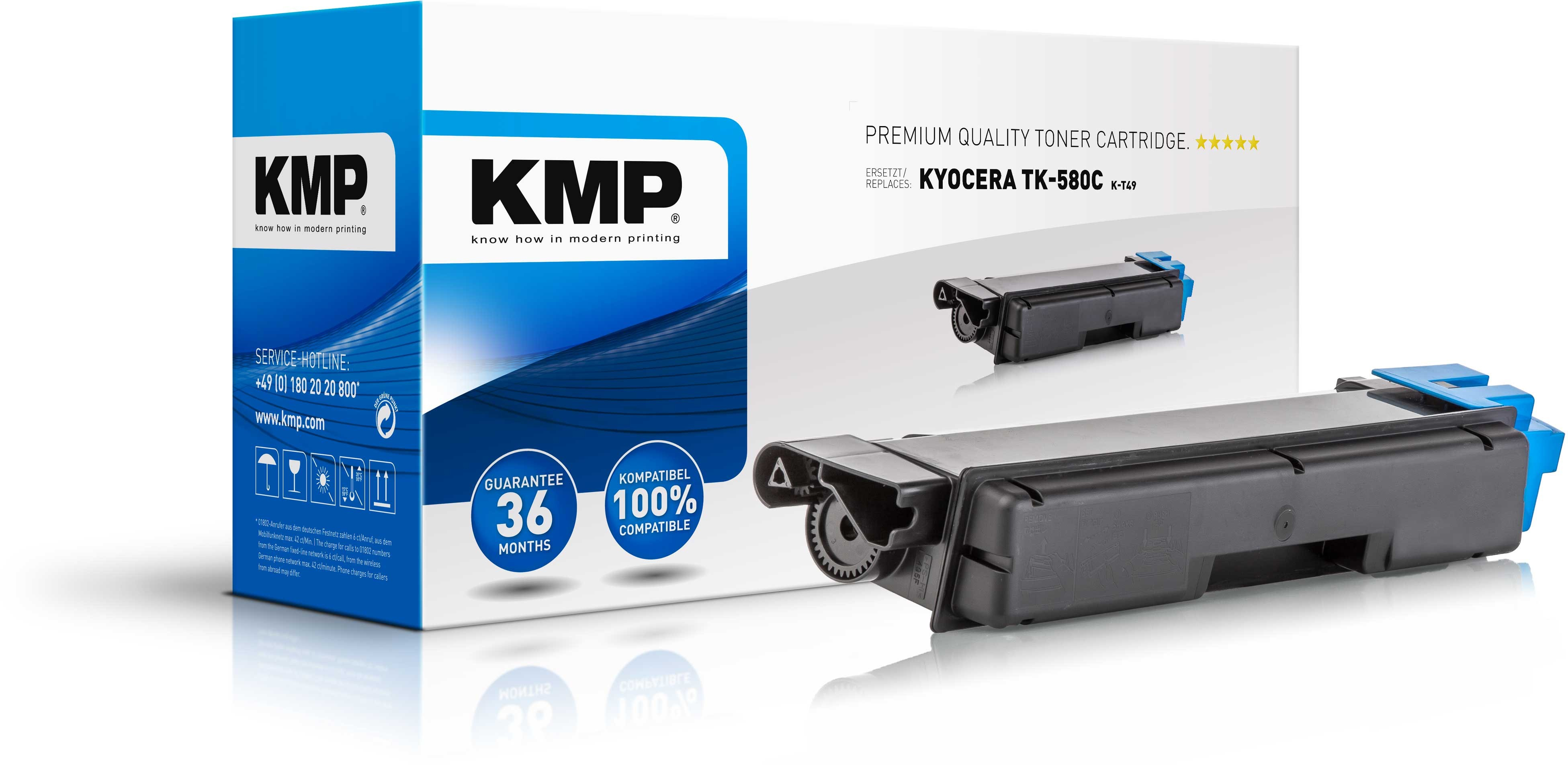 KMP K-T49 cartucho de tner 1 pieza(s) Cian