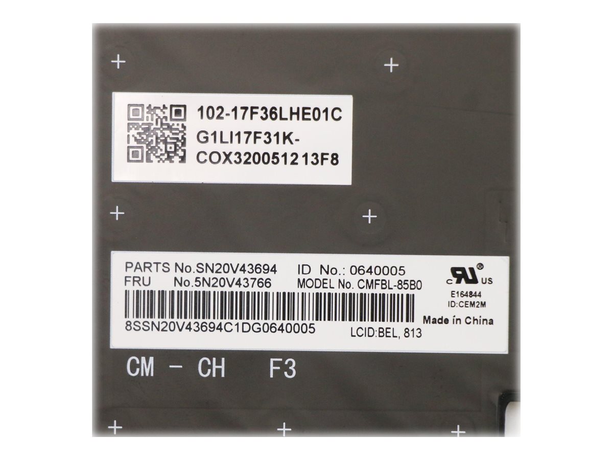 Lenovo Chicony - Ersatztastatur Notebook - hinterleuchtet