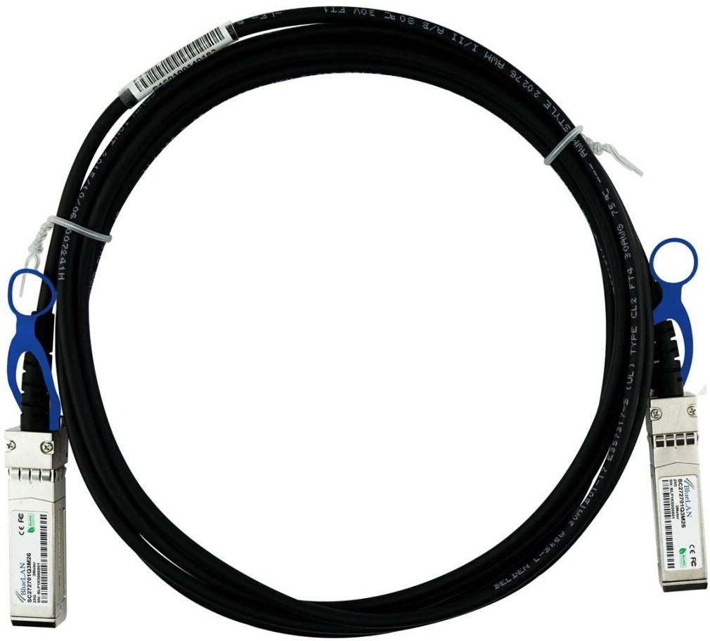 BlueOptics SFP28-DAC-0.5M-SG cable infiniBanc 0,5 m Negro