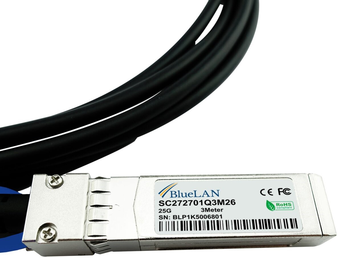 BlueOptics SFP28-DAC-0.5M-SG cable infiniBanc 0,5 m Negro