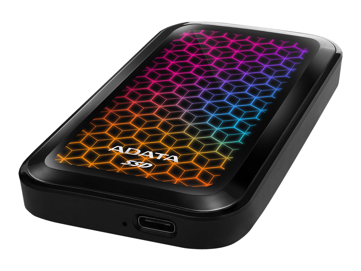 ADATA SE770G - SSD - 1 TB - extern (tragbar) - USB 3.2 Gen 2 (USB-C Steckverbinder)
