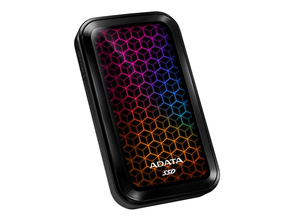 ADATA SE770G - SSD - 1 TB - extern (tragbar) - USB 3.2 Gen 2 (USB-C Steckverbinder)