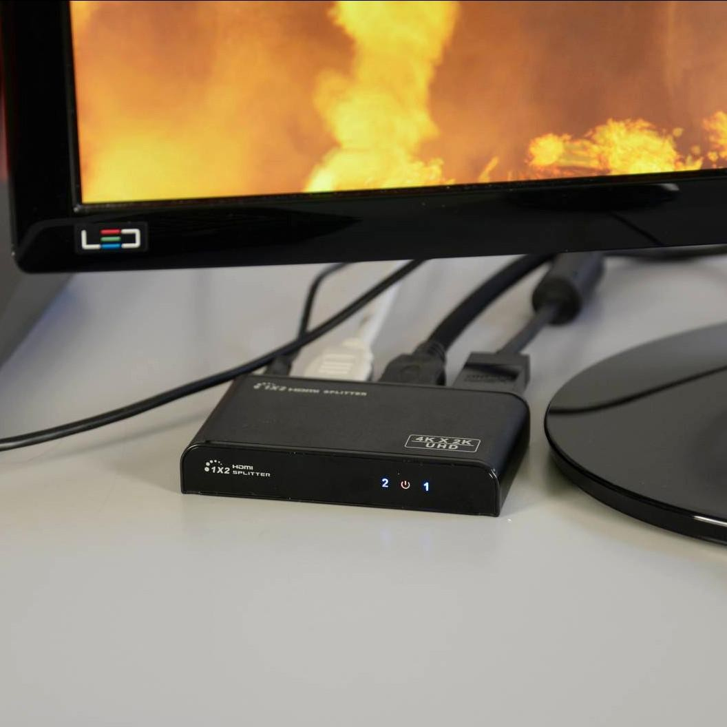 Techly IDATA-HDMI2-4K2 ripartitore video HDMI