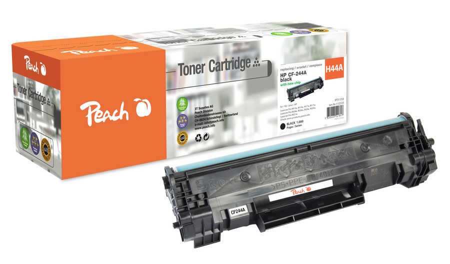 Peach PT1110 Cartouche de toner 1 pi�ce(s) Compatible Noir