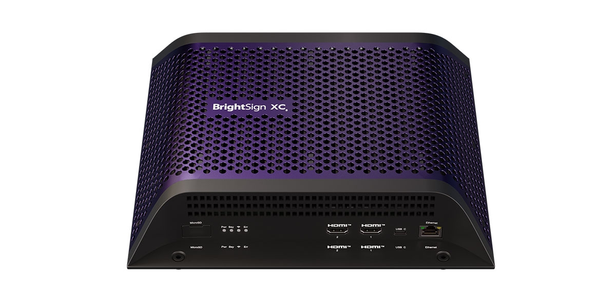 BrightSign Window 11 Expert 8k player with dual 4K HDMI outputs elite HTML PoE full open GL
