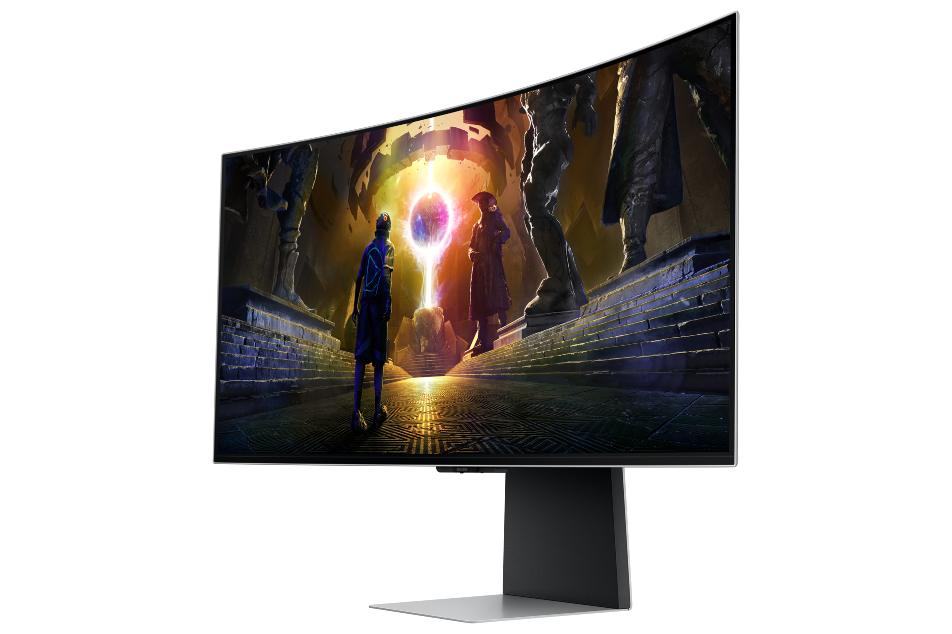 Samsung S34DG850SU pantalla para PC 86,4 cm (34) 3440 x 1440 Pixeles UltraWide Quad HD OLED Plata
