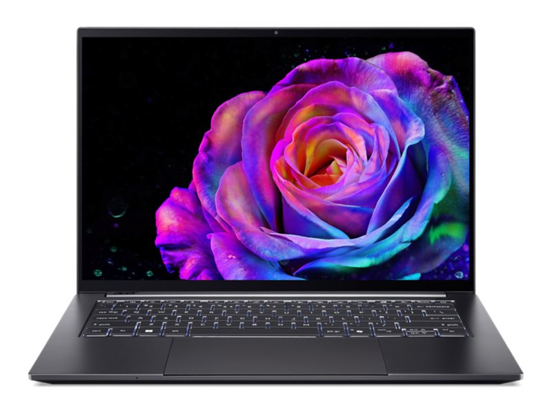 Acer Swift X 14 AI SFX14-61G - 180�-Scharnierdesign - AMD Ryzen AI 9 365 / 2 GHz - Win 11 Home - GeForce RTX 5070 - 32 GB RAM - 1.024 TB SSD NVMe, QLC x 2 - 36.8 cm (14.5)