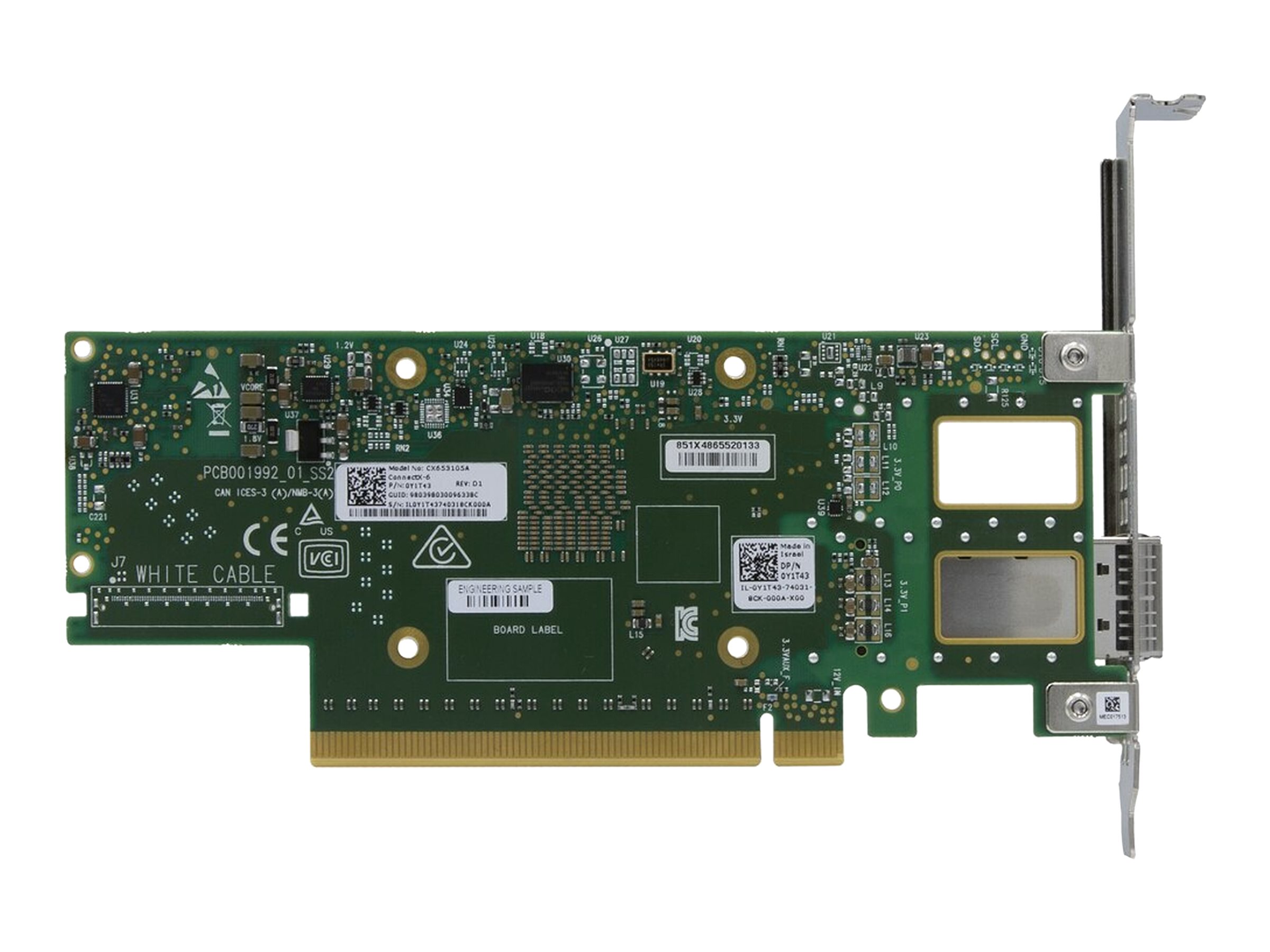 Mellanox NVIDIA ConnectX-6 VPI MCX653105A-ECAT-SP - Single Pack
