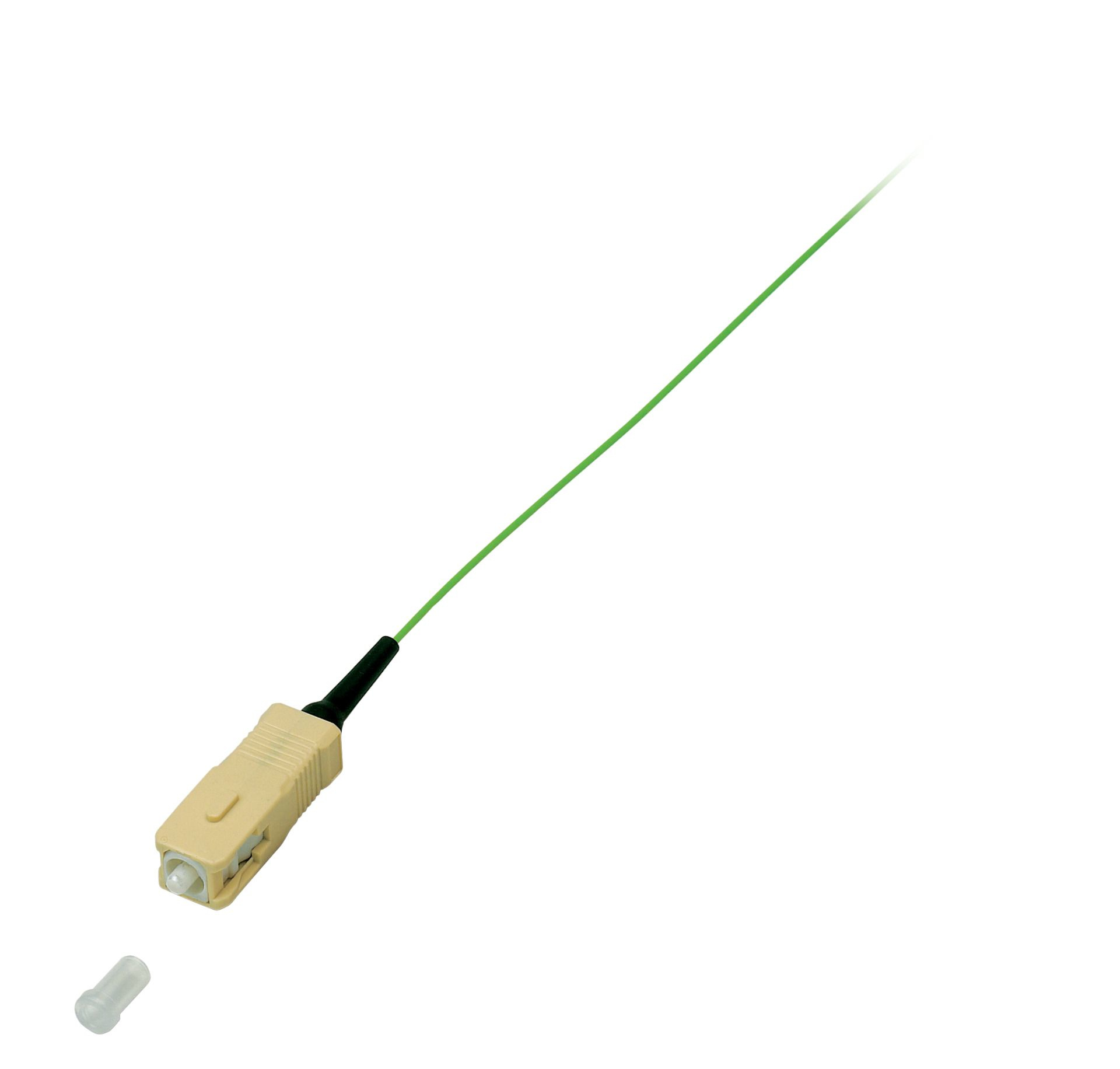 EFB Elektronik Faserpigtail SC 50/125, OM2, grn, 2m