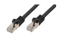 ShiverPeaks RJ45 Patchkabel S/FTP Cat7 LSZH schwarz - Netzwerk - CAT 7 cable/RJ45 plug