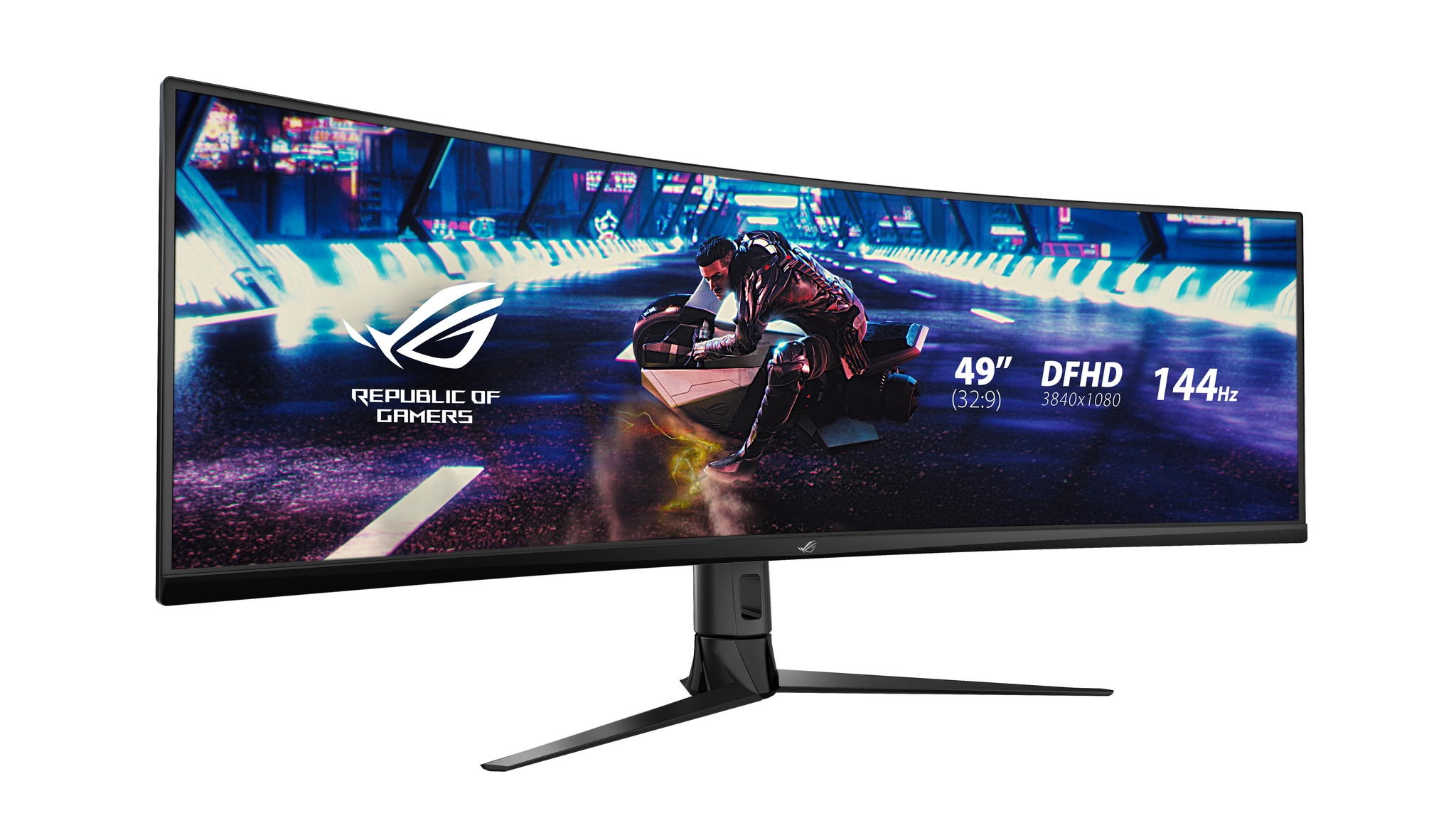 ASUS ROG Strix XG49VQ 124.5 cm (49) 3840 x 1080 pixels UltraWide Full HD LED Black