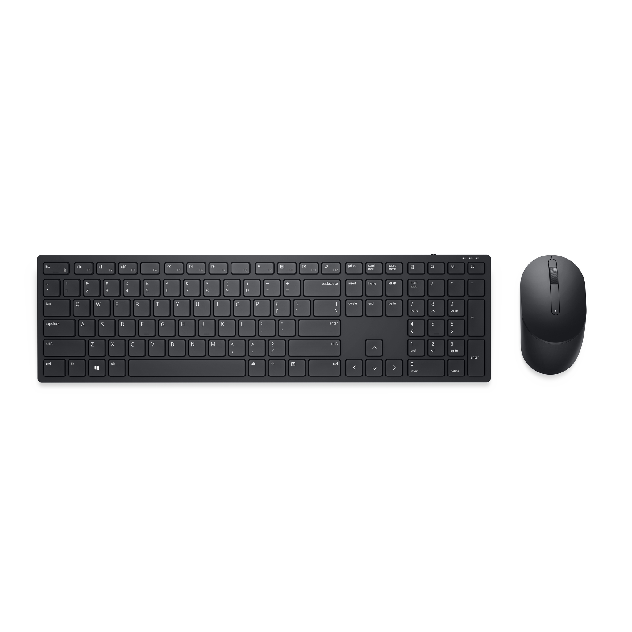 DELL KM5221W tastiera Mouse incluso RF Wireless QWERTY Inglese UK Nero