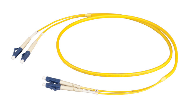 EFB Elektronik O0350FT.1 fibre optic cable 1 m 2x LC I-V(ZN) HH OS2 Yellow