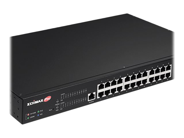 Edimax Pro GS-5424PLX - Switch - Smart - 24 x 10/100/1000 (PoE+)