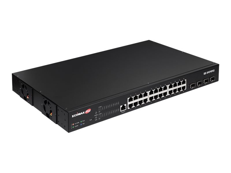 Edimax Pro GS-5424PLX - Switch - Smart - 24 x 10/100/1000 (PoE+)