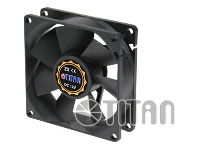 TITAN TFD-8025M12Z - Geh�usel�fter - 80 mm