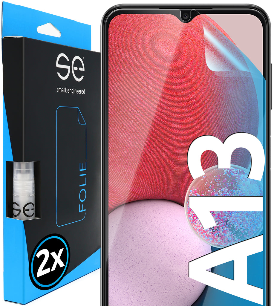 smart.engineered 2x3D Screen Protector for Samsung Galaxy A13 transparent