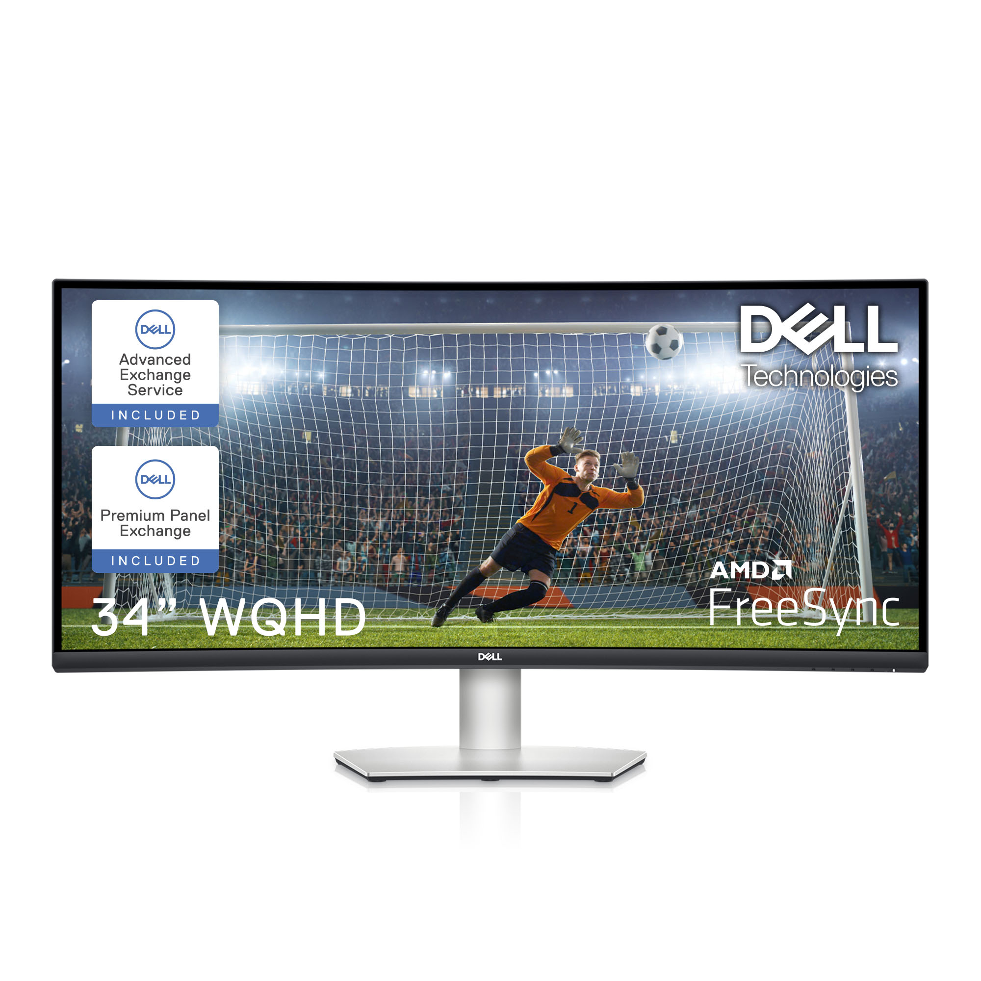DELL S Series S3423DWC LED display 86,4 cm (34) 3440 x 1440 pixels Wide Quad HD LCD Noir