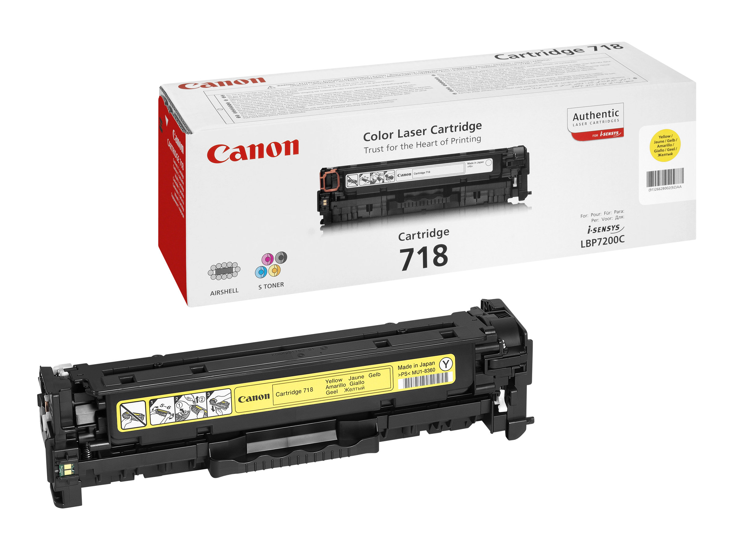 Canon 2659B002 | Canon CRG-718 Y toner cartridge 1 pc(s) Original