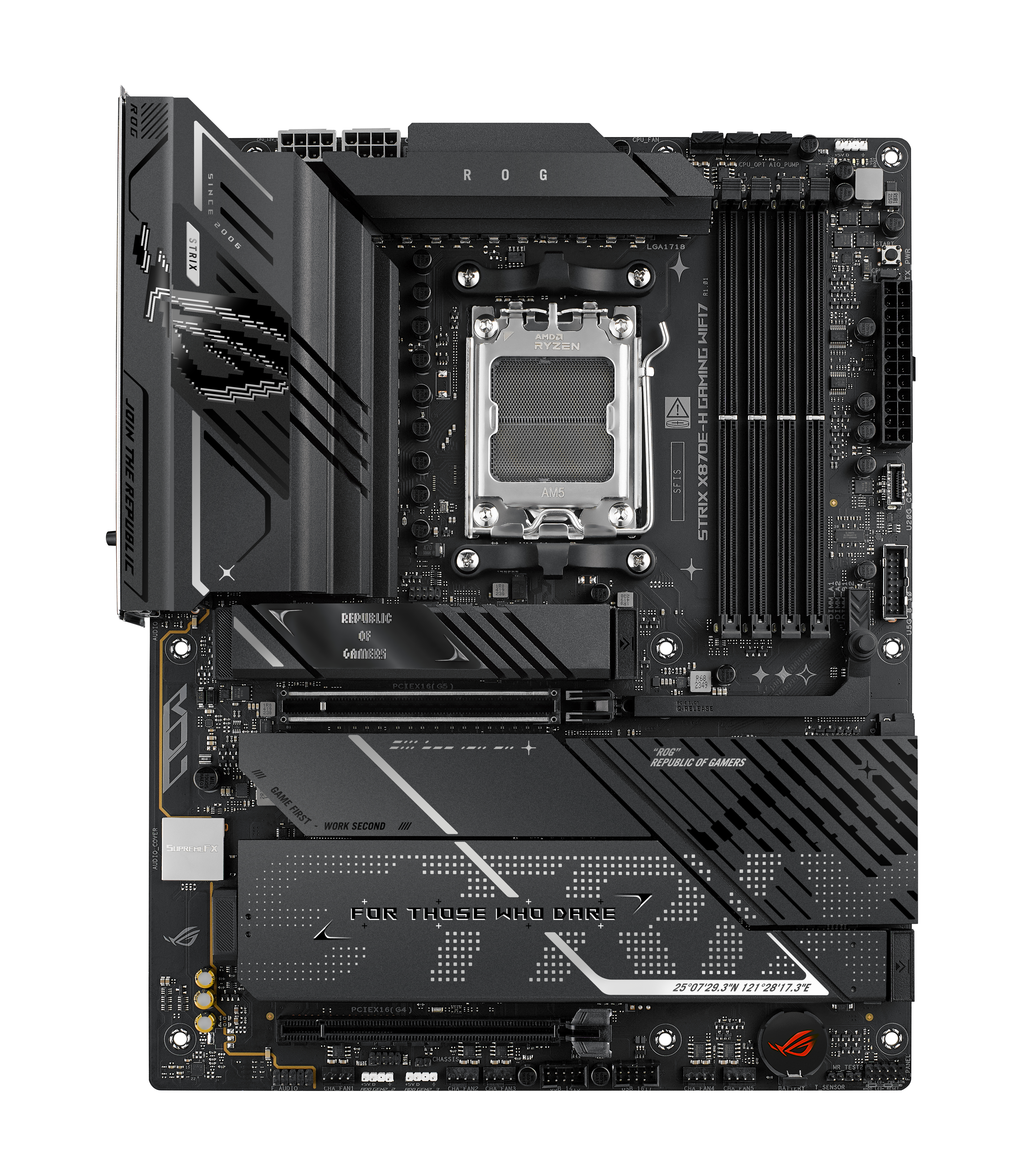 ASUS ROG STRIX X870E-H GAMING WIFI7 - Mainboard - AMD Sockel AM5 (Ryzen Zen4)