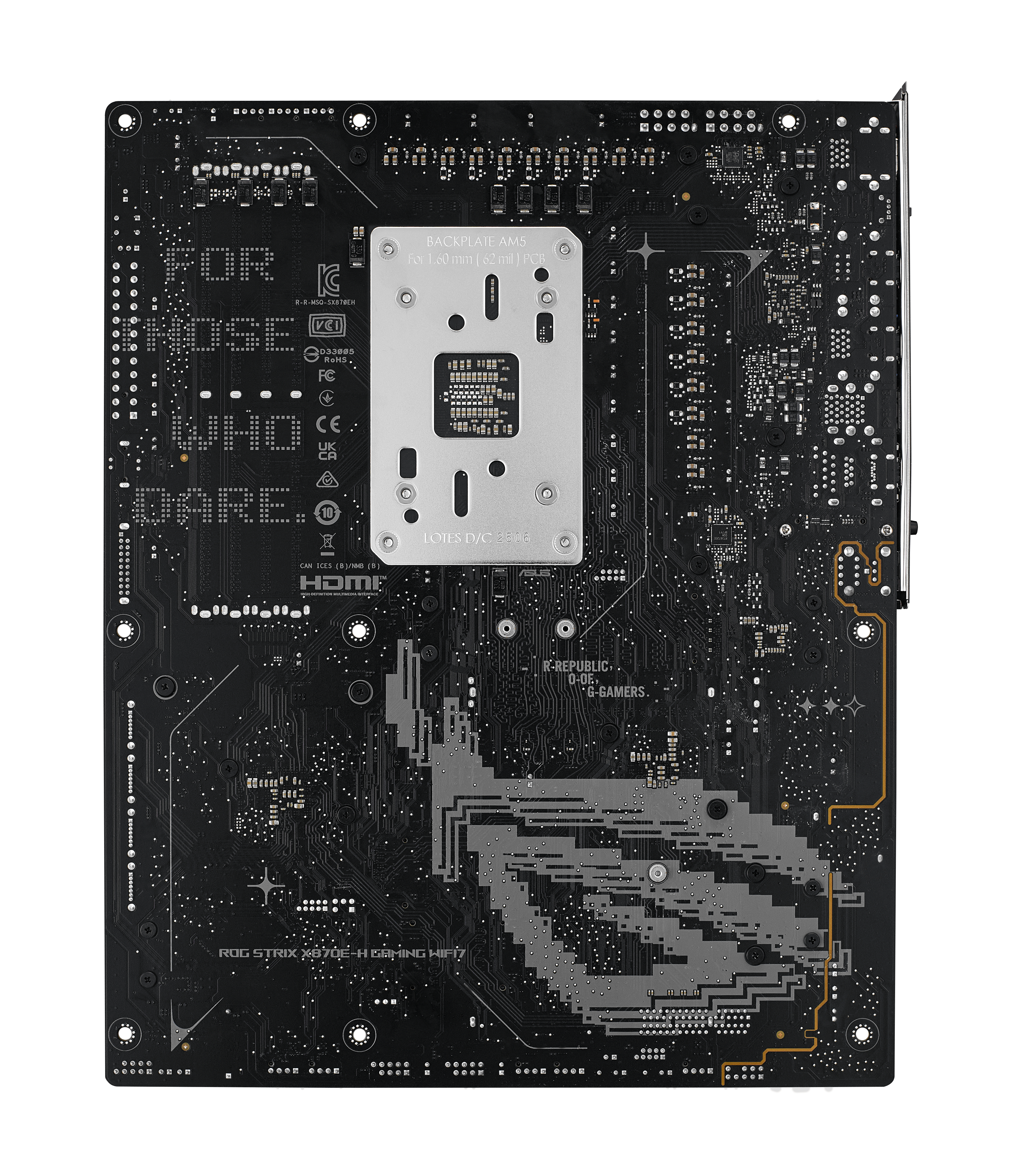 ASUS ROG STRIX X870E-H GAMING WIFI7 - Mainboard - AMD Sockel AM5 (Ryzen Zen4)