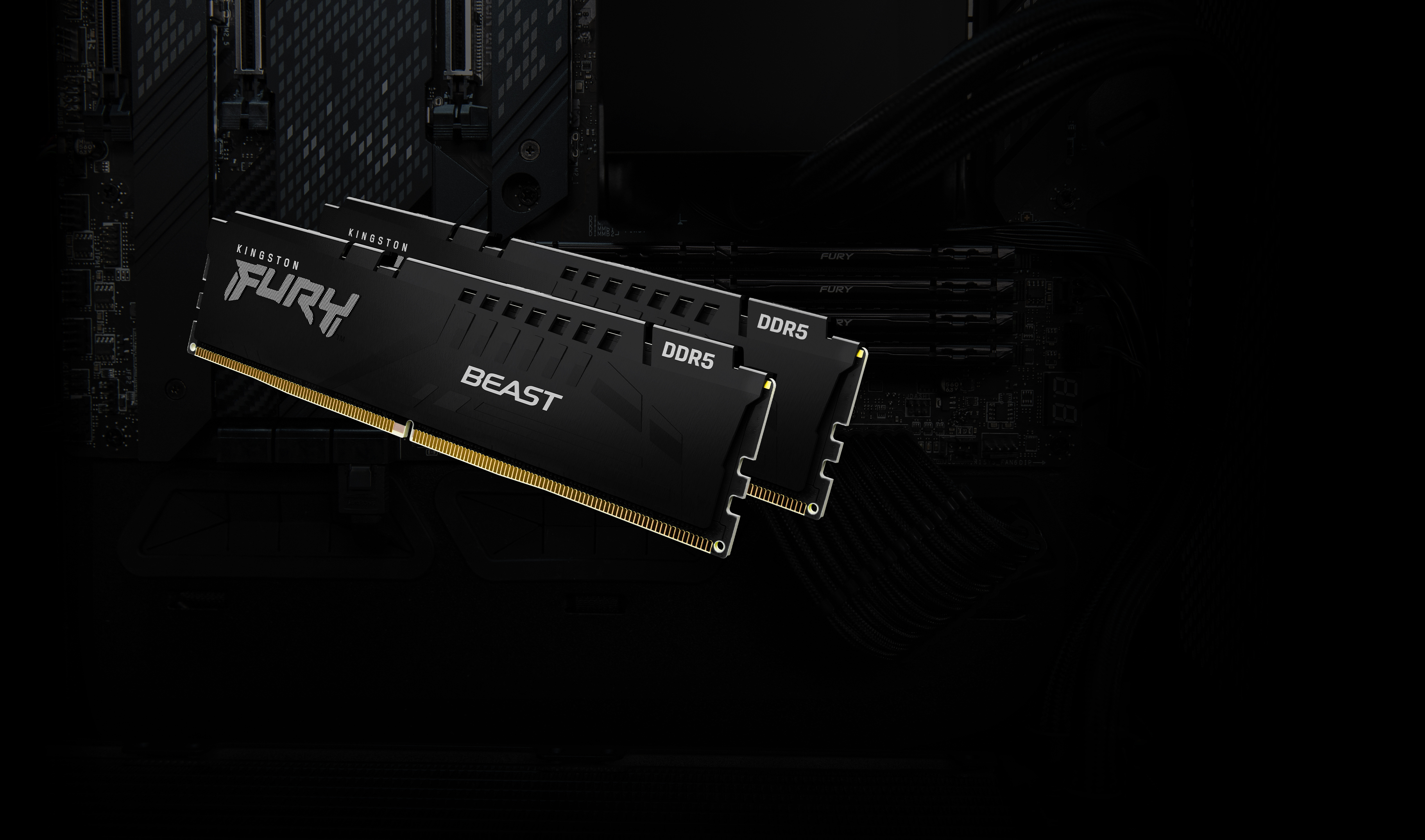 Kingston Technology FURY Beast 128Go 5600MT/s DDR5 CL40 DIMM (Kit de 2) Noir