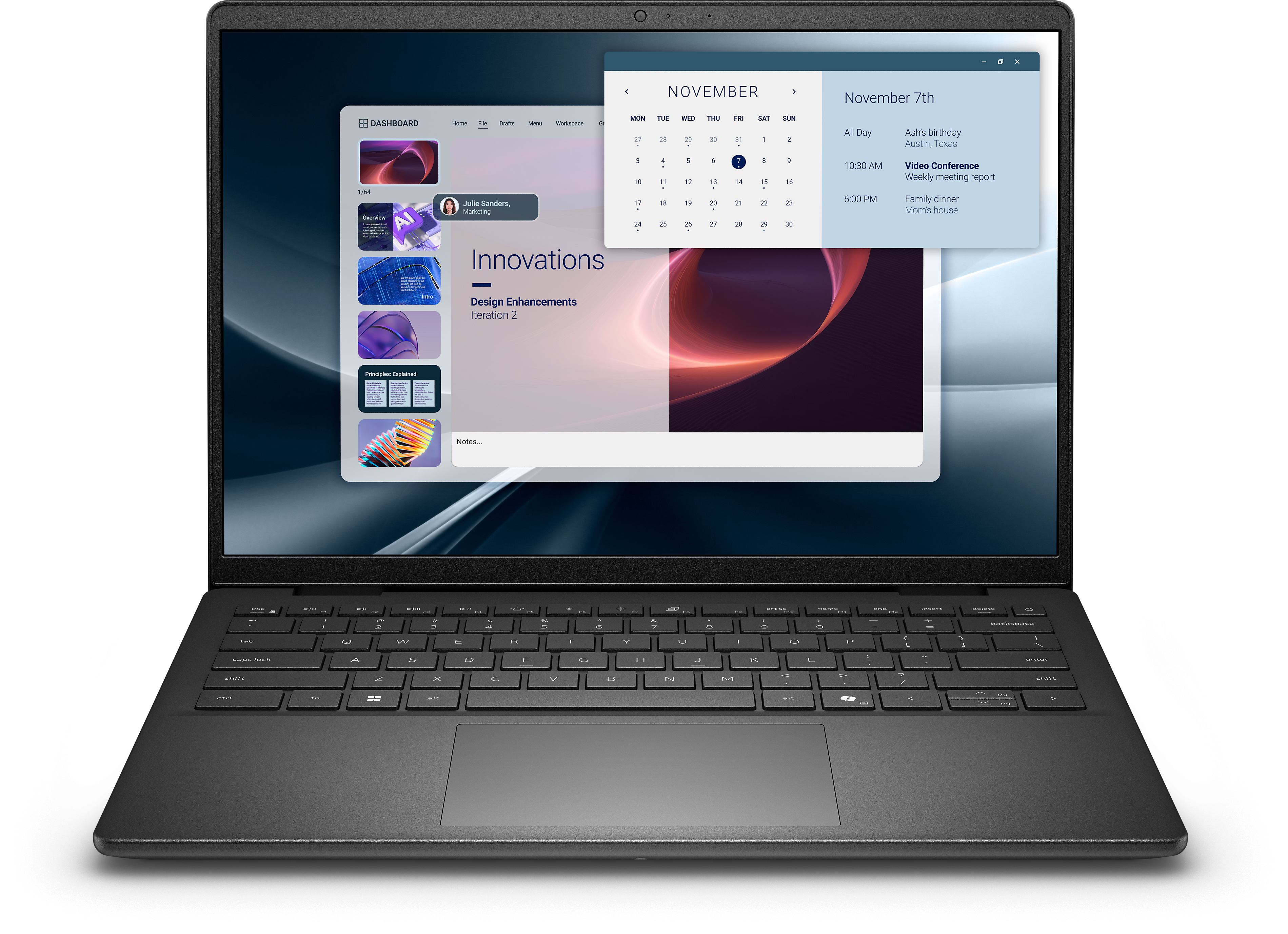 Dell Pro 14 Essential PV14255 - AMD Ryzen 7 250 - Win 11 Pro - Radeon 780M - 16 GB RAM - 512 GB SSD NVMe, Class 25 - 35.565 cm (14)